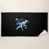 Scottish Lion in St. Andrew's kleuren Strandlaken (Voorkant)