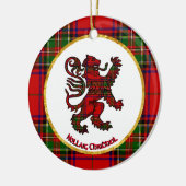 Scottish Lion Nollaig Chridheil Keramisch Ornament (Links)
