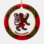 Scottish Lion Nollaig Chridheil Keramisch Ornament (Achterkant)