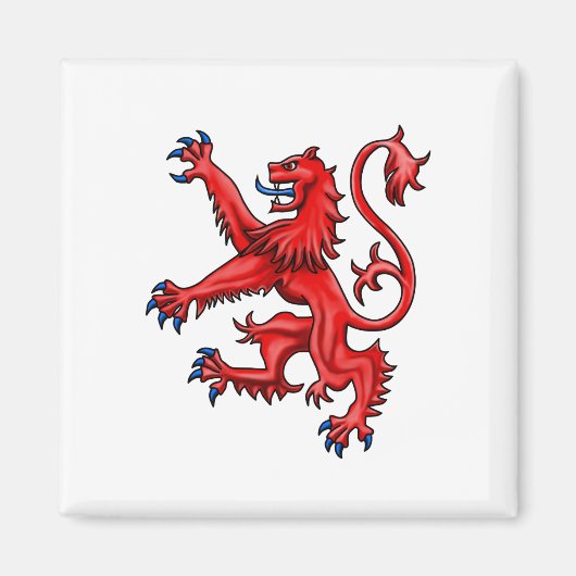 Scottish Lion Rampant Magneet (Voorkant)