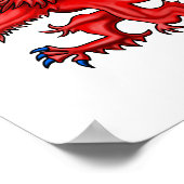 Scottish Lion Rampant Poster (Hoek)