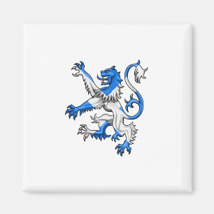 Scottish Lion Rampant Saint Andrew Cross Colors Magneet