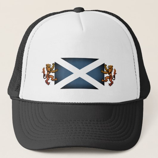 Scottish Lion & Scottish flag, Schotland/mode Trucker Pet (Voorkant)