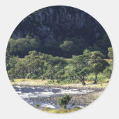 Scottish Loch Ronde Sticker (Voorkant)