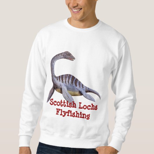 Scottish Lochs Flyfish- Nessie Apparel Trui (Voorkant)