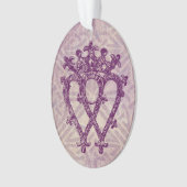 Scottish Luckenbooth Paars Celtic Knot Ornament (voorkant)