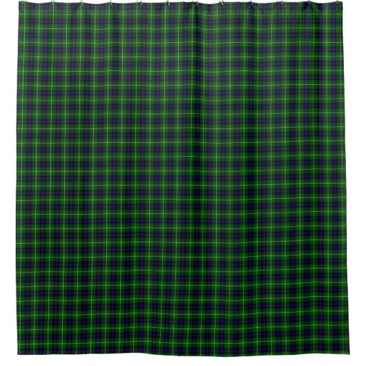 Scottish MacDonald Tartan Douchegordijn (Voorkant)