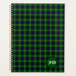 Scottish MacDonald Tartan Monogram Planner