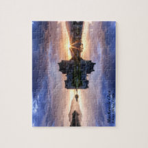 Scottish MacKenzie Clan's Castle Sunset Reflection