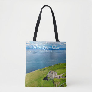 Scottish MacLean/MacLain Clan Duart Castle Tote Bag