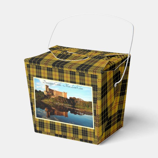 Scottish MacLeod Clan Dunvegan Castle Favor Box Bedankdoosjes (Voorkant Zijde)
