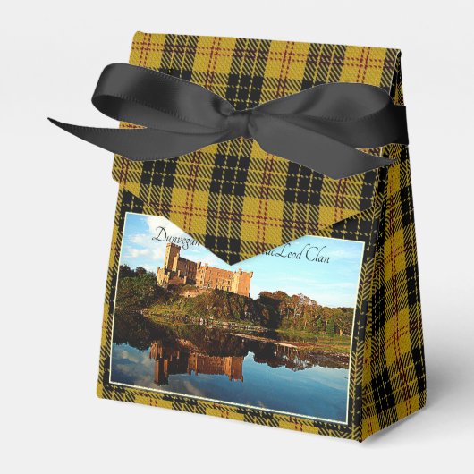 Scottish MacLeod Clan Dunvegan Castle Favor Box Bedankdoosjes (Voorkant Zijde)