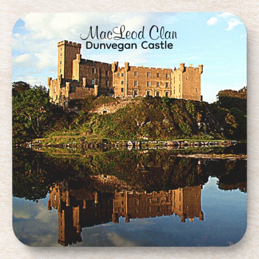 Scottish MacLeod Clan Dunvegan Castle Onderzetter (Voorkant)