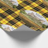 Scottish MacLeod Clan Dunvegan Castle Tartan Cadeaupapier (Hoek)