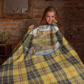 Scottish MacLeod Clan's Castle Sherpa Blanket Deken