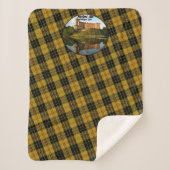 Scottish MacLeod Clan's Castle Sherpa Blanket Deken (Voorkant)