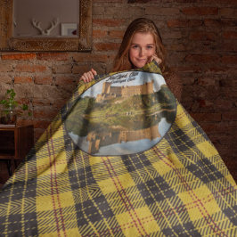 Scottish MacLeod Clan's Castle Sherpa Blanket Sherpa Deken