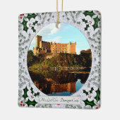 Scottish MacLeod Clan's Dunvegan Castle Xmas Keramisch Ornament (Links)