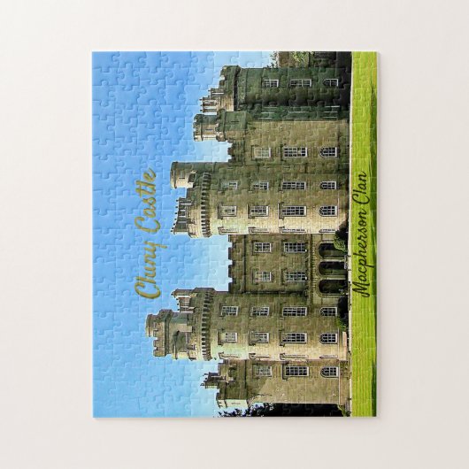 Scottish Macpherson Clan's Cluny Castle Legpuzzel (Verticaal)