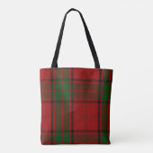 Scottish Maxwell Caerlaverock Castle Clan Tartan Tote Bag (Achterkant)