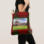 Scottish Maxwell Caerlaverock Castle Clan Tartan Tote Bag (Dichtbij)