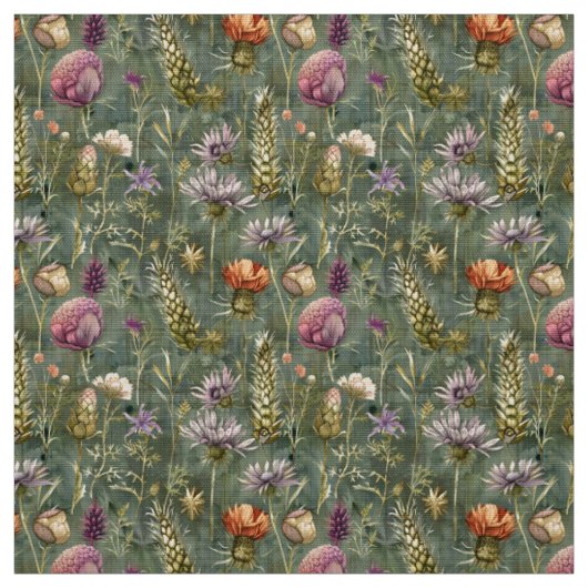 Scottish Meadow Flowers Stof (Swatch)