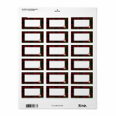 Scottish Monogrammed- open lijst Label (Full Sheet)