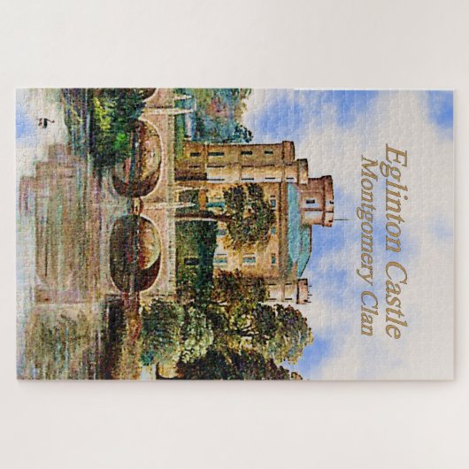 Scottish Montgomery Clan Eglinton Castle Puzzle Legpuzzel (Horizontaal)