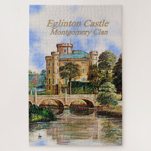 Scottish Montgomery Clan Eglinton Castle Puzzle Legpuzzel