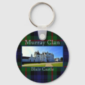 Scottish Murray Clan Tartan Blair Castle Sleutelhanger (Voorkant)