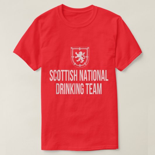 Scottish National Drinking Team National Pride Bee T-shirt (Design voorkant)