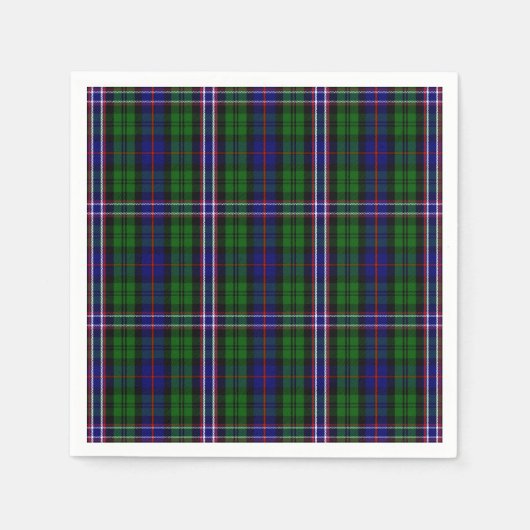 Scottish National Tartan Print Servet (Voorkant)