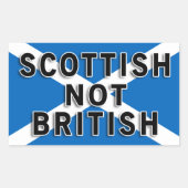 Scottish Not British sticker (Voorkant)