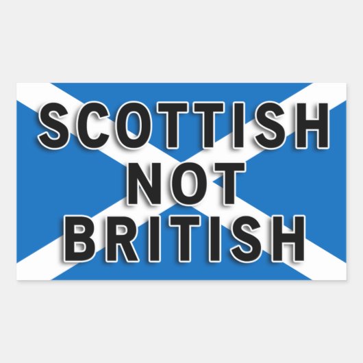 Scottish Not British sticker (Voorkant)