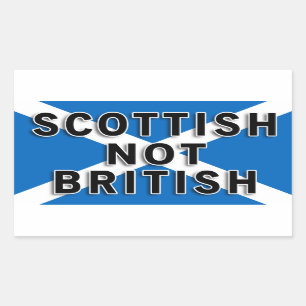 Scottish Not British sticker