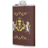 Scottish Personalized Golden Thistle Heupfles (Links)