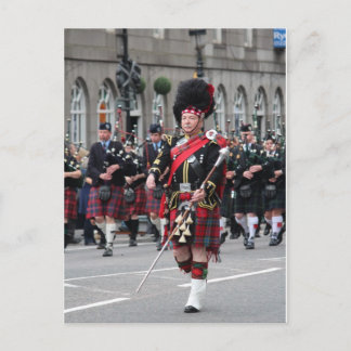 Scottish Pipeband Briefkaart