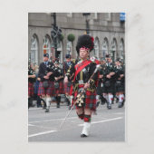 Scottish Pipeband Briefkaart (Voorkant)