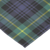 Scottish Plaid Tartan Pattern Green Paarse Yellow Tafelkleed (Gekanteld)
