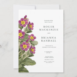 Scottish Primrose Invitation Kaart