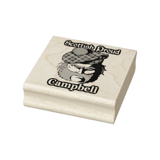 Scottish Proud Campbell Art Rubberstempel (Stempel)