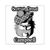 Scottish Proud Campbell Art Rubberstempel (Afrduk)