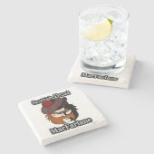 Scottish Proud Clan MacFarlane Tartan Stenen Onderzetter (Zijkant)