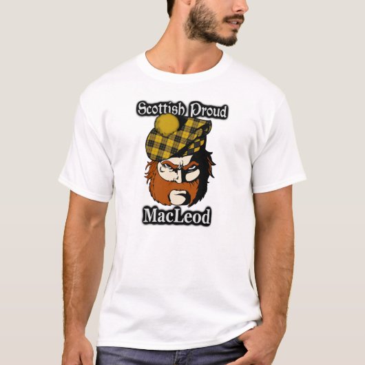 Scottish Proud Clan MacLeod Tartan T-shirt (Voorkant)