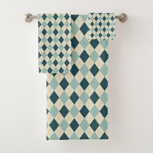 Scottish Pset Bath Towel Set Bad Handdoek (Insitu)