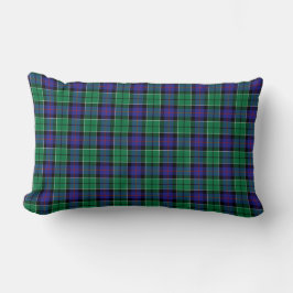 Scottish Pset (Bright Blue en Green Leslie Clan) Kussen