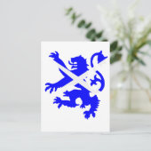 Scottish Rampant Lion Briefkaart (Staand voorkant)