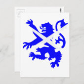 Scottish Rampant Lion Briefkaart (Voorkant / Achterkant)