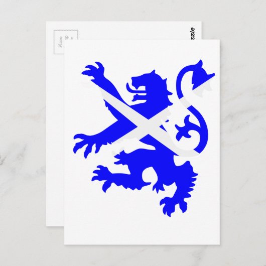 Scottish Rampant Lion Briefkaart (Voorkant / Achterkant)
