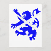 Scottish Rampant Lion Briefkaart (Voorkant)